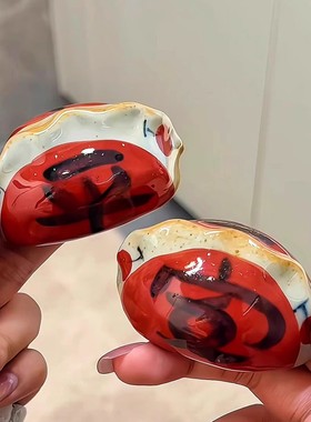 发财可爱陶瓷水饺桌面摆件