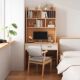 Desk student home study desk bookshelf bookcase integrated table small apartment bedroom simple homework desk