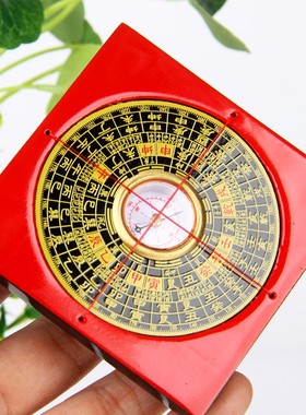 速发铜罗盘仪件 罗经仪合罗盘罗经摆三元三合综 盘指南针