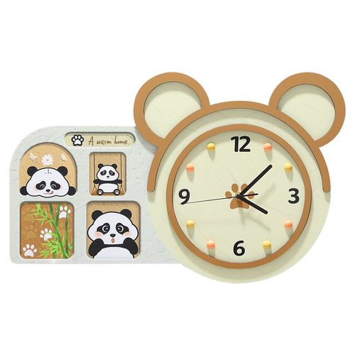 速发钟画餐厅装饰表创意立体墙厅时钟画家用客厅饭上挂表静音挂钟 - 图0