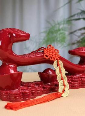 朱砂招财纳福平安如意摆件客厅摆件装饰品事事如意镇宅居家饰品