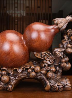 新中式葫芦摆件客厅家居玄关电视柜博古架树脂装饰品开 业乔迁礼