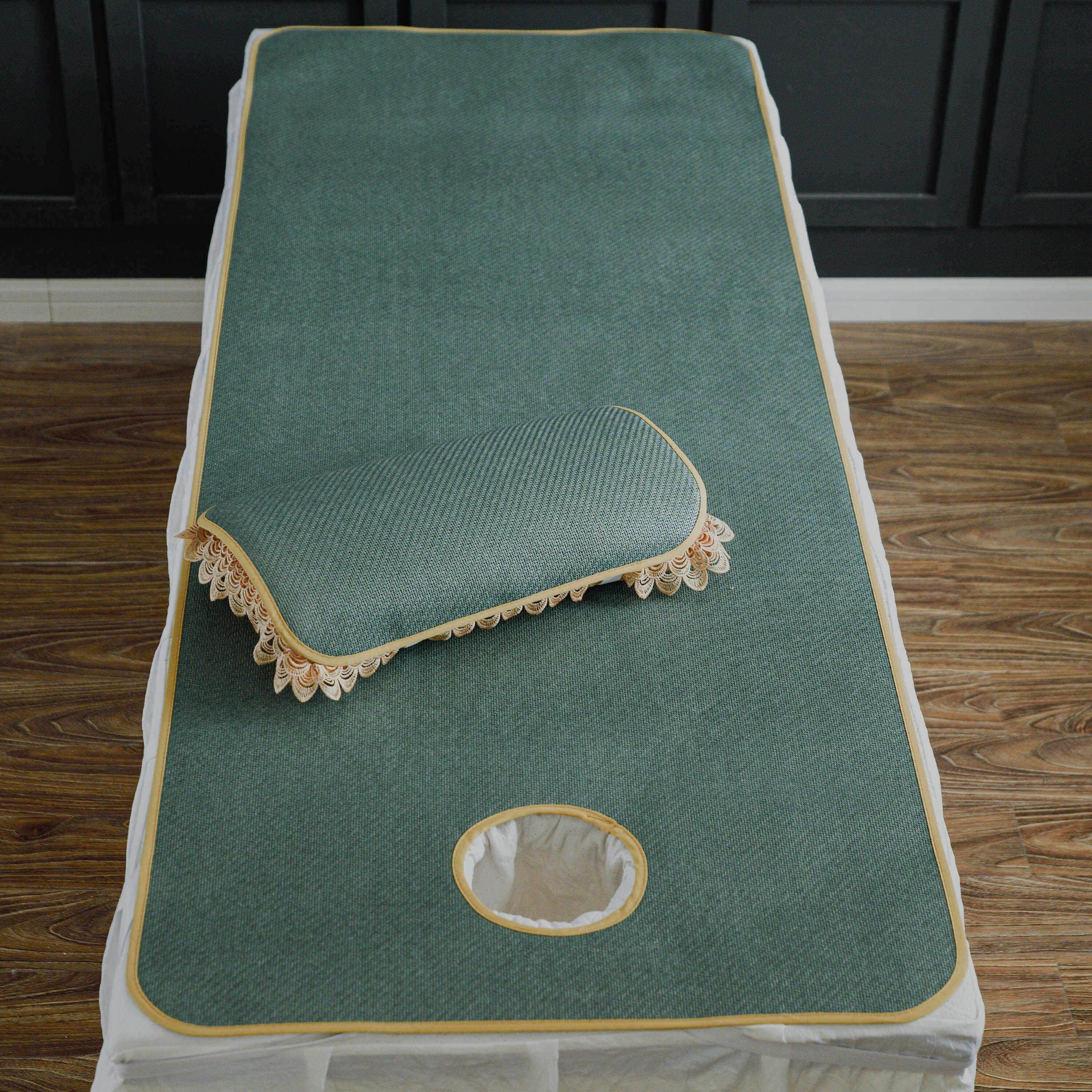 2024新款美容床凉席夏季美容院专用足浴按摩推拿床小席子加厚带洞,淘宝优惠券,粉丝福利购,淘宝优惠卷