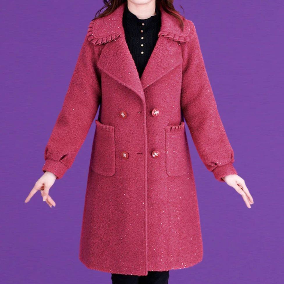 小香风气质外套女2025秋冬新今年流行时尚洋气高端品牌中长款大衣,淘宝优惠券,粉丝福利购,淘宝优惠卷