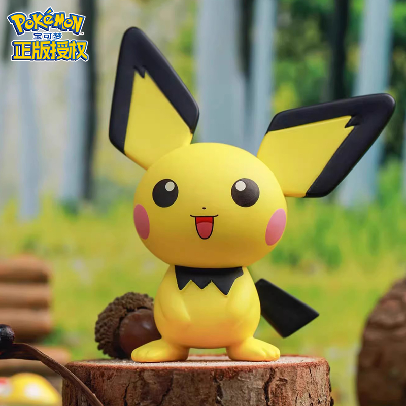 【正版授权】宝可梦皮卡丘手办宠物小精灵车载摆件比卡超正版公仔 - 图1