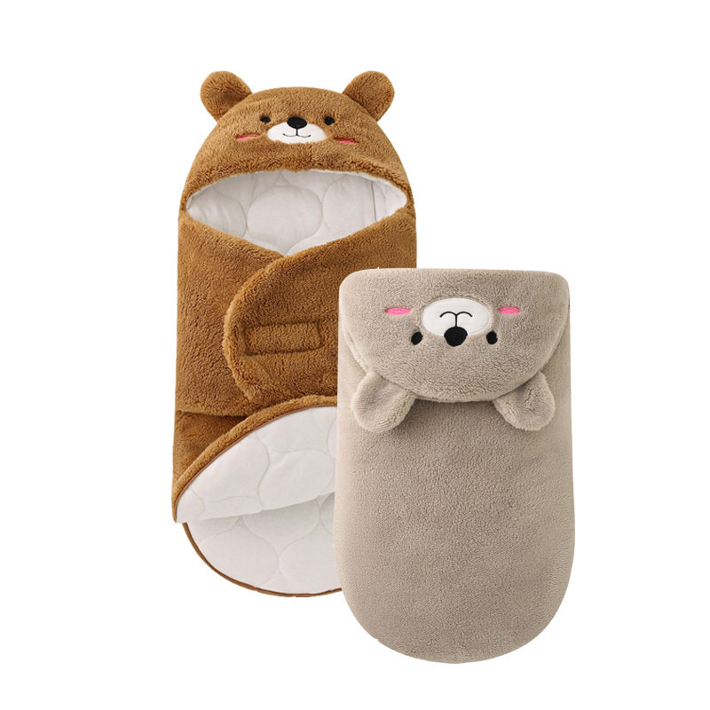 新款新生儿加厚抱被婴儿睡袋 秋冬季外出防踢被宝宝防惊跳襁褓,淘宝优惠券,粉丝福利购,淘宝优惠卷