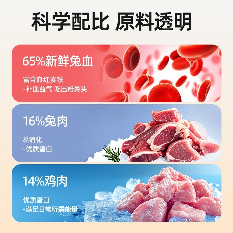 冻干猫零食兔血冻干猫咪补充营养成幼猫增肥发腮宠物补血益气零食,淘宝优惠券,粉丝福利购,淘宝优惠卷