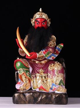 五路财神爷神像 东南西北中路财神赵公明树脂家用佛像摆件12/16寸