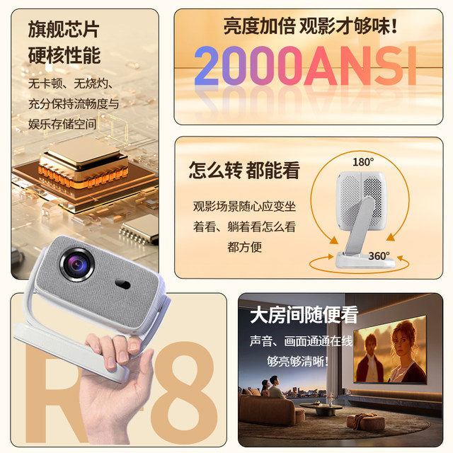 ໂປຣເຈັກເຕີ Zhiying R8 ໂຟກັສອັດຕະໂນມັດ