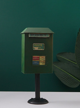 速发铁道工业邮箱桌面摆件复古怀旧摆道件具餐厅酒吧陈列艺具老式