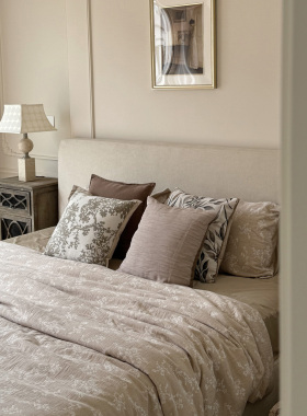 法式北欧现代靠垫轻奢高级感抱枕民宿酒店软装客厅床头枕头枕套