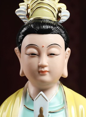 速发戴奶堂德化陶瓷碧霞厅君像奶玉娘娘神像供奉家用客元摆件