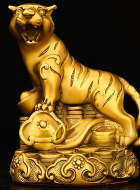 黄铜十二生肖装饰品摆件鼠牛虎兔龙马蛇羊猴鸡狗猪黄铜全套生肖