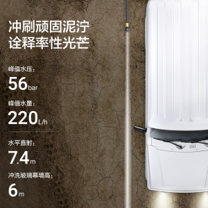 威克士高压锂电洗车机WU633家用无线清洗机充电式便携式洗车水枪