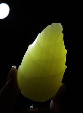 玉石手把件竹节节高升文玩解压把玩古玩件送朋友礼物桌面饰品摆件