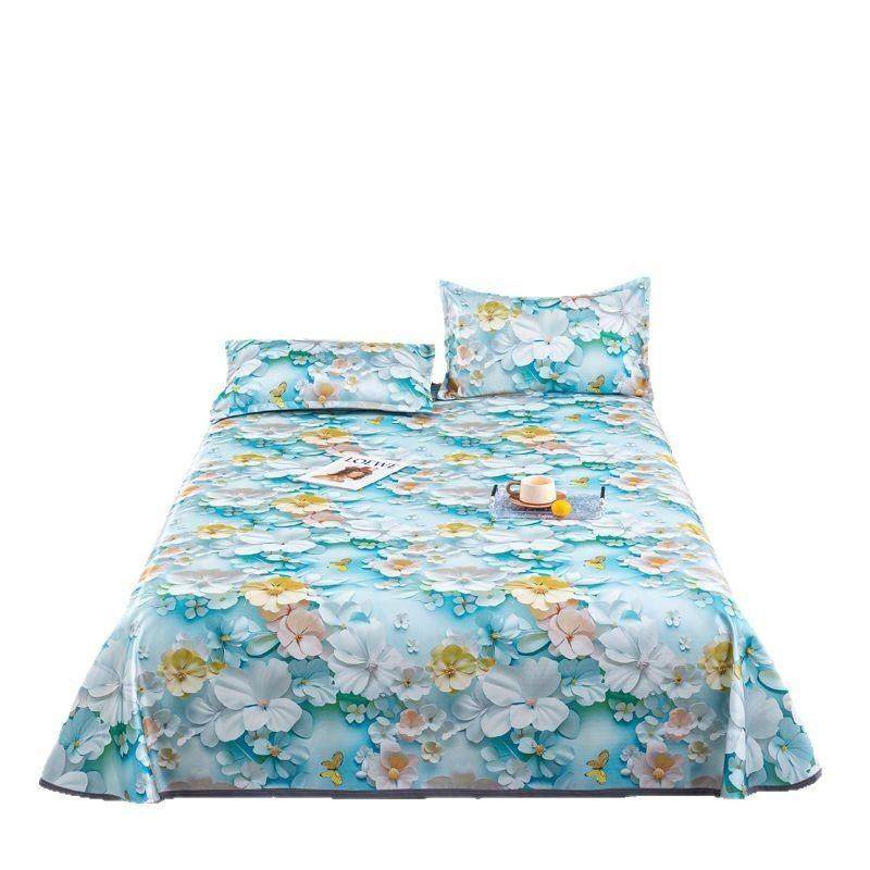 2025新款夏季凉席三件套实物更立体5D立体数码印花凉感丝冰丝席,淘宝优惠券,粉丝福利购,淘宝优惠卷