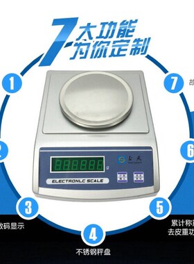 上海上天YP2102百分之一电子天平电子称210g/0.01g1000g/0.01g