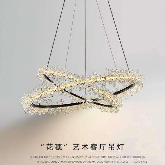 意式轻奢客厅吊灯后现代水晶高档现代简约大气餐厅灯卧室灯具吊灯,淘宝优惠券,粉丝福利购,淘宝优惠卷