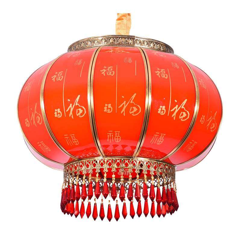 新中式全铜灯笼吊灯口家用阳台大红户外宫廷结婚中国风复古仿古,淘宝优惠券,粉丝福利购,淘宝优惠卷