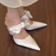 Step out of beauty with legs spread out | Fairy style high heel sandals