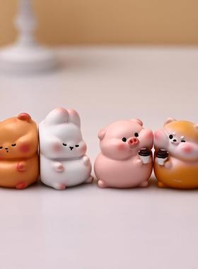 电脑萤幕趴趴小摆件办公室桌面装饰工位稳定情绪器解压改造好物