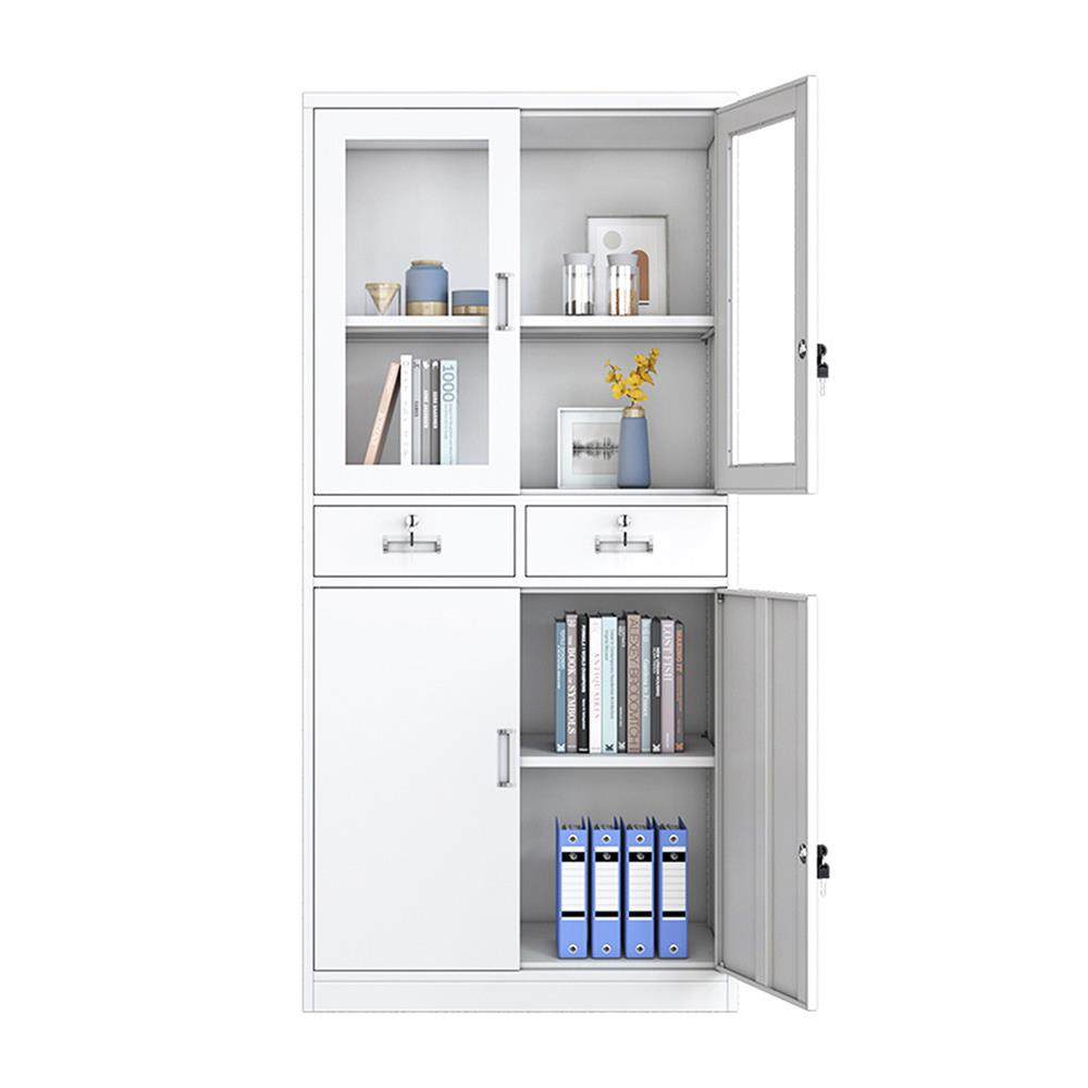 钢制办公室文件柜铁皮档案资料柜带锁财务凭证柜抽屉矮柜储物柜子,淘宝优惠券,粉丝福利购,淘宝优惠卷