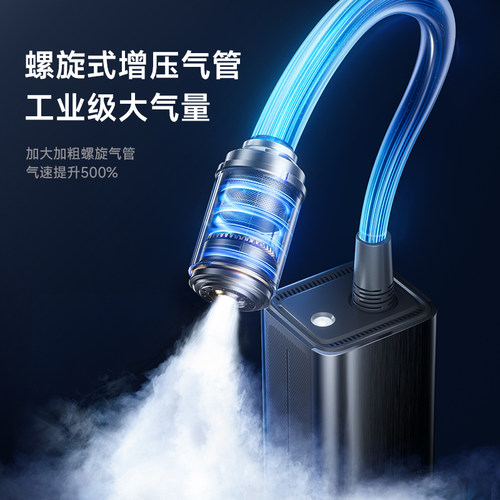 速发李森式载充气可汽车电动打气筒车用泵携车自行车摩托充气宝 - 图3