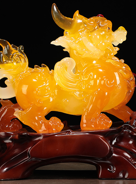 速发招居貔貅摆件皮开一对家财客厅玄关办公室老板桌装饰店铺丘业