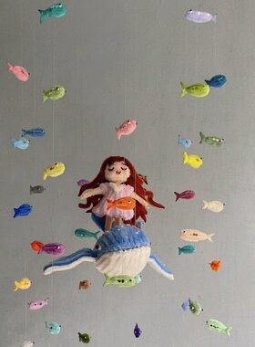 小鱼风铃DIY扭扭棒挂饰30