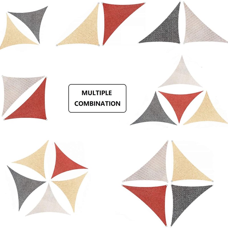 户外三角遮阳蓬雨棚布防晒防雨庭院车棚帆布露营户外天幕帐篷定制 - 图3