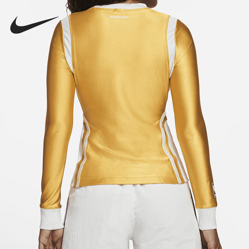 Nike/耐克正品女款湖人队印花拼接套头圆领卫衣DB9568-723 - 图0