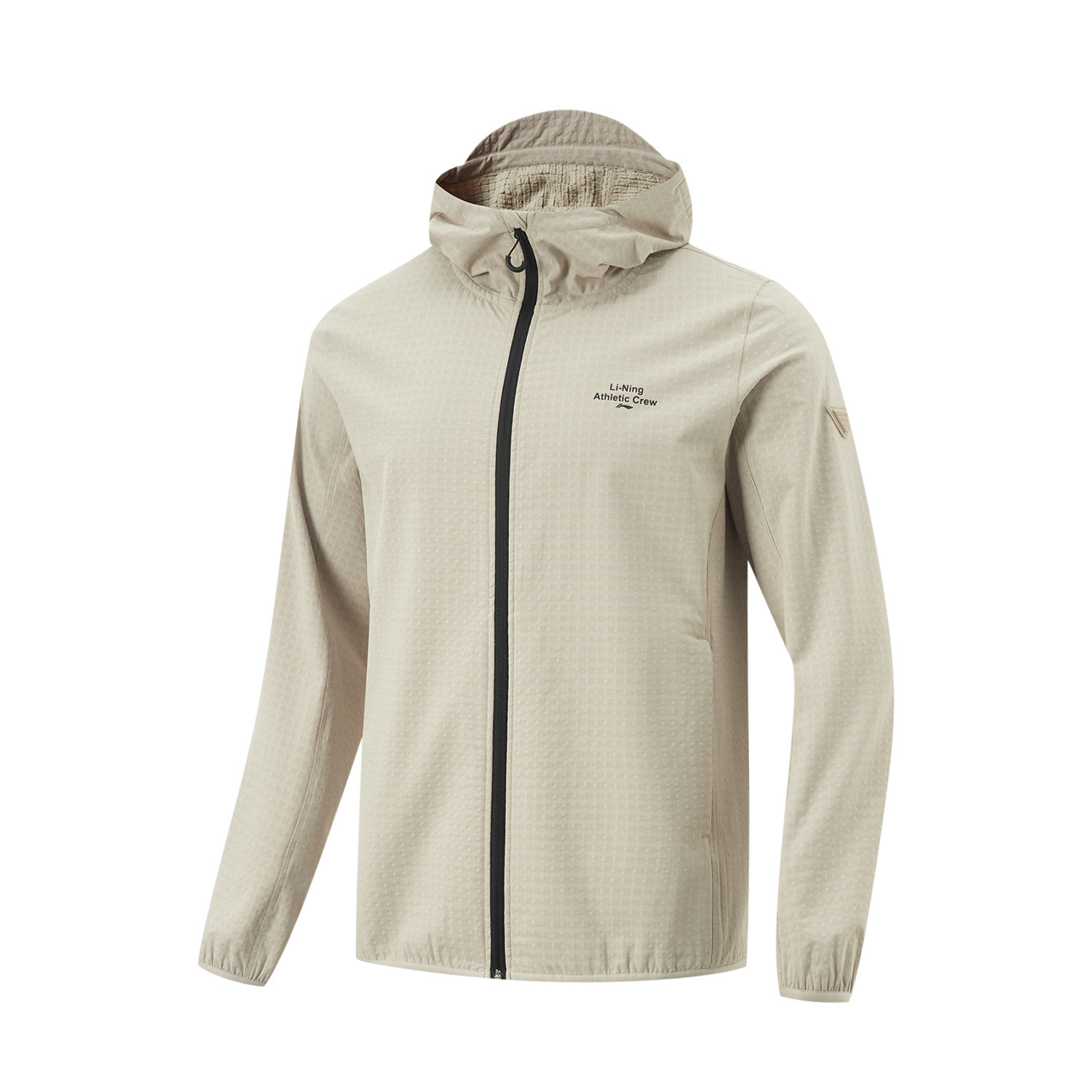 李宁正品健身系列男子连帽简约舒适加绒保暖运动休闲风衣AFDU925 - 图3