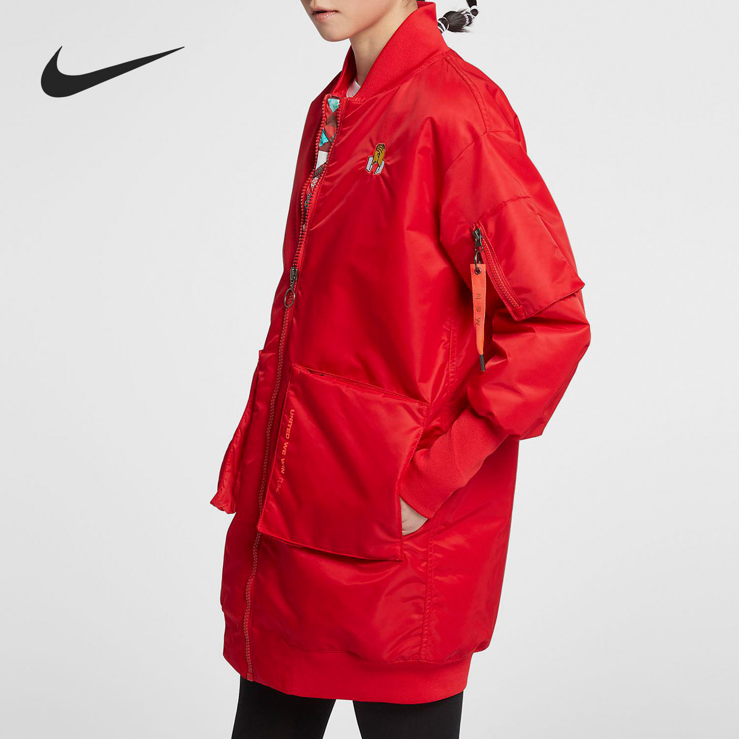 Nike/耐克正品AS NSW SYN FILL PARKA CNY MA 女子夹克外套BV9000 - 图1