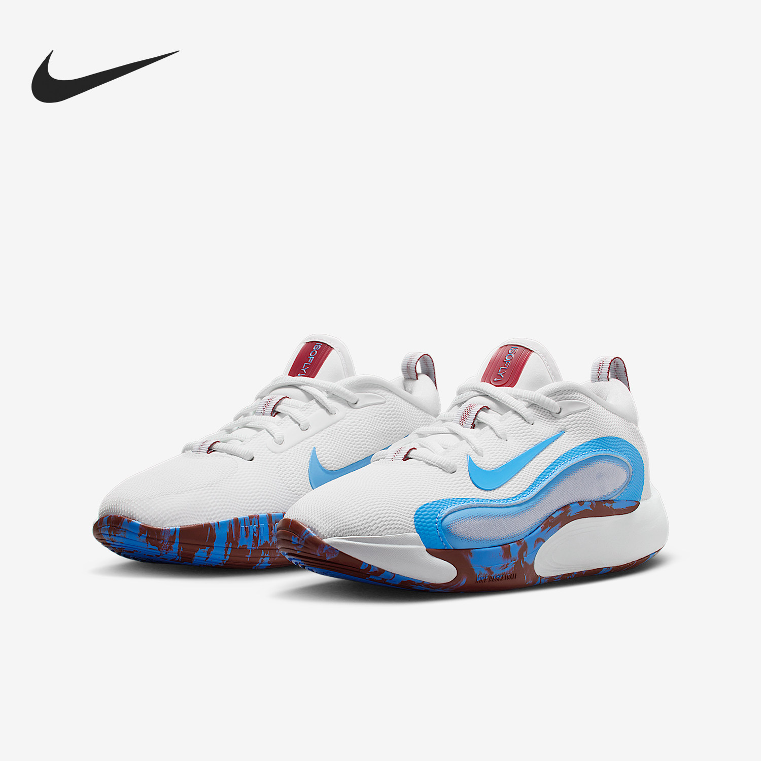 Nike/耐克正品IsoFly儿童透气时尚缓震运动篮球鞋FN4384-101,淘宝优惠券,粉丝福利购,淘宝优惠卷