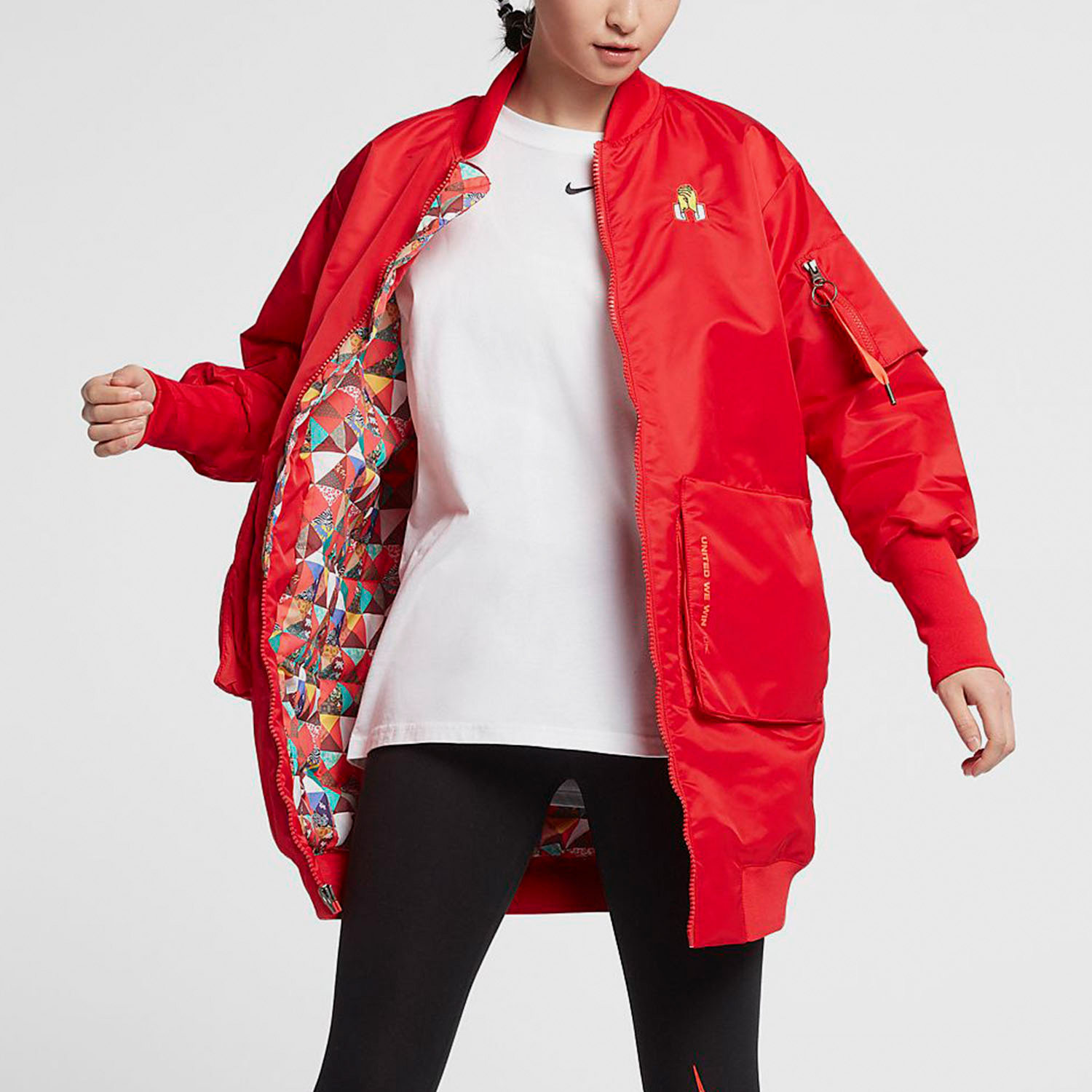 Nike/耐克正品AS NSW SYN FILL PARKA CNY MA 女子夹克外套BV9000 - 图2