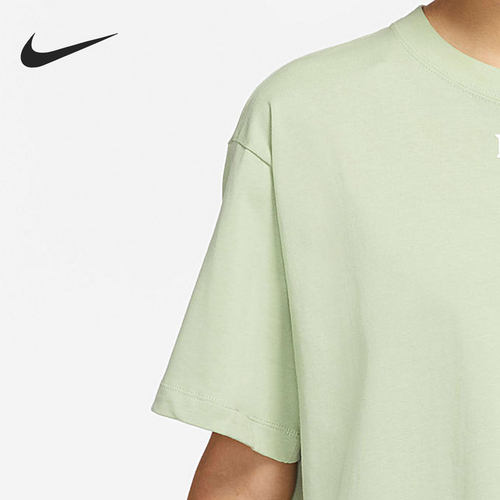 Nike/耐克正品休闲女子时尚透气潮流运动短袖T恤 DM7904-343 - 图0