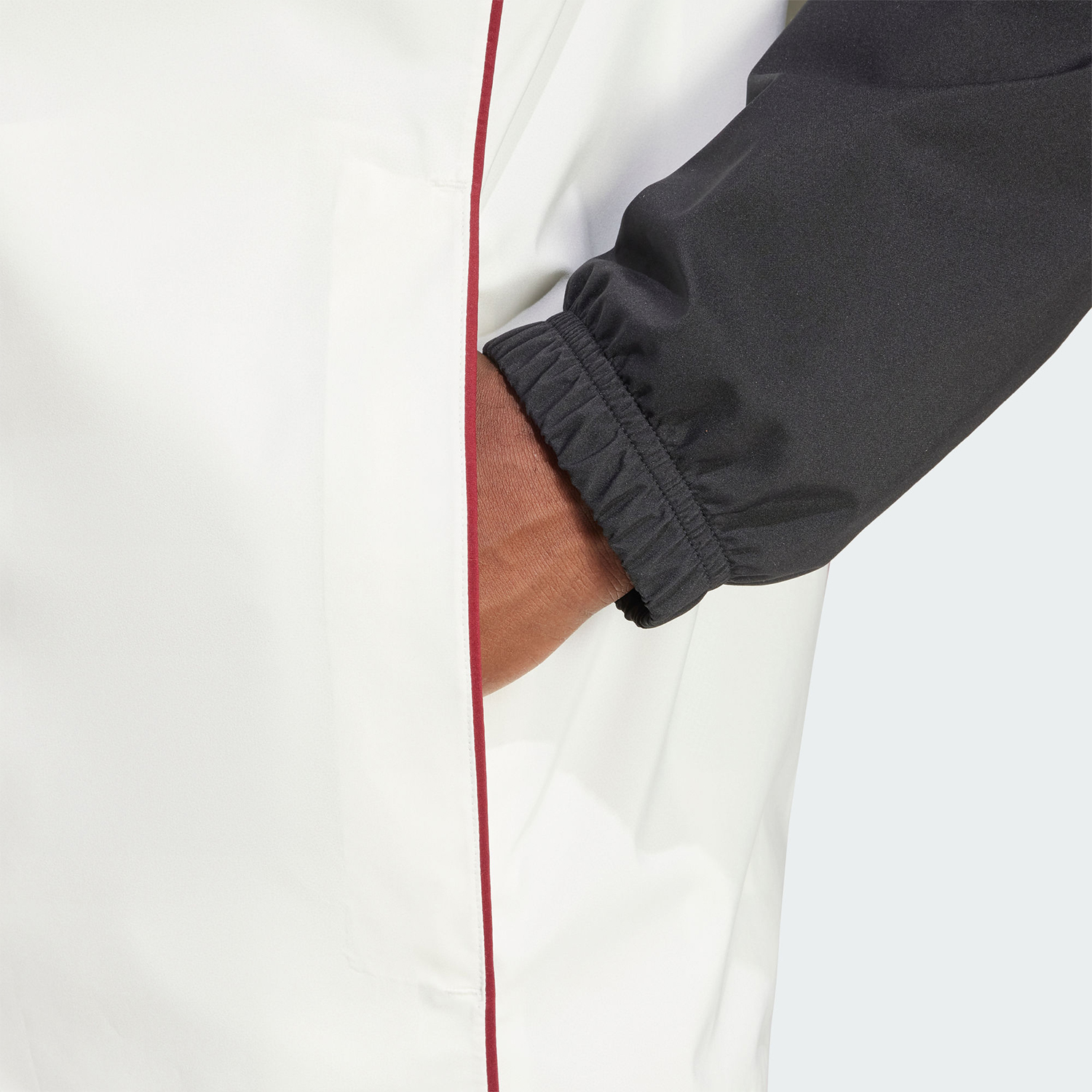 Adidas/阿迪达斯正品秋季新款男士拼接宽松立领外套JE3725 - 图2