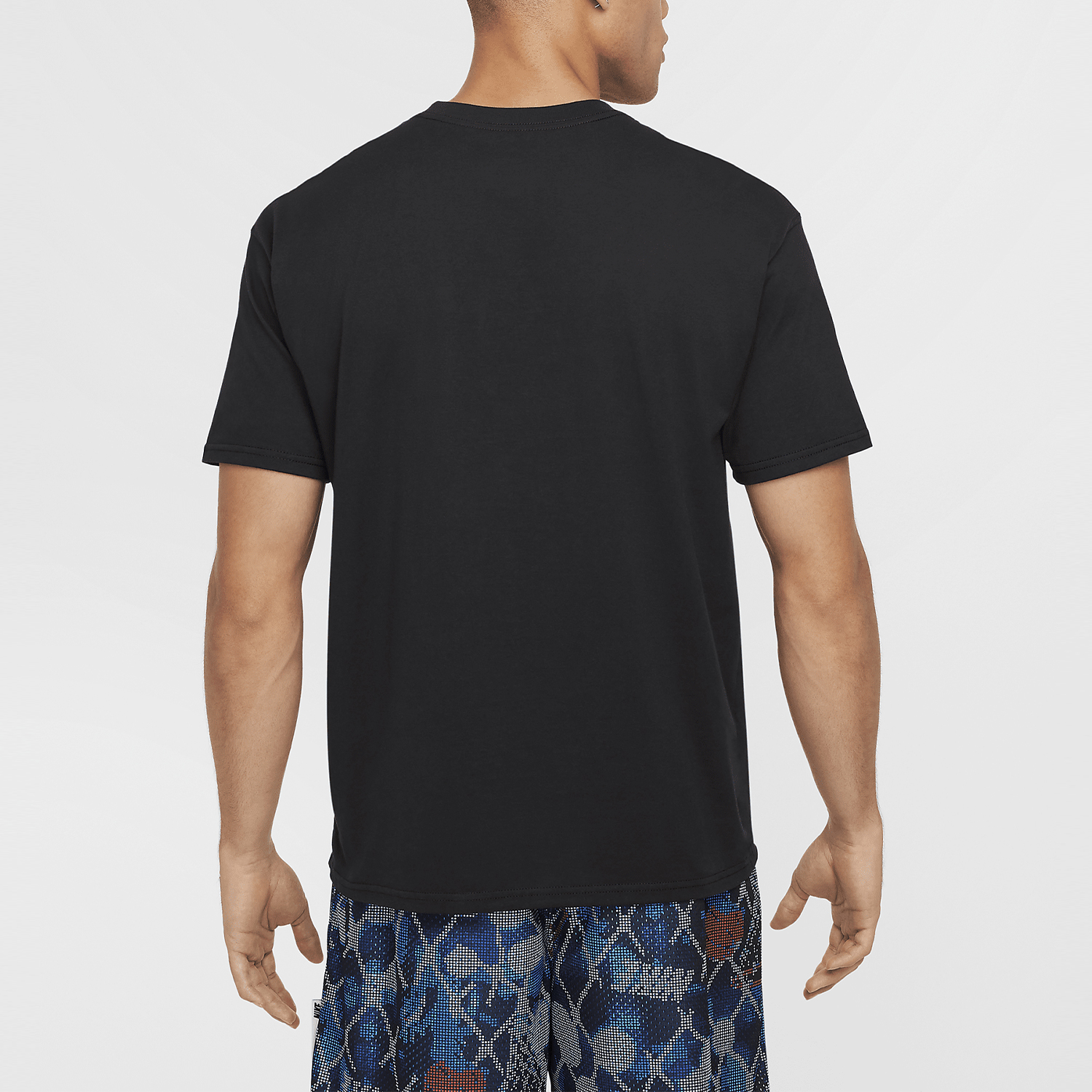 Nike/耐克正品Max90男士套头印花针织透气休闲运动短袖HF6185-010 - 图1