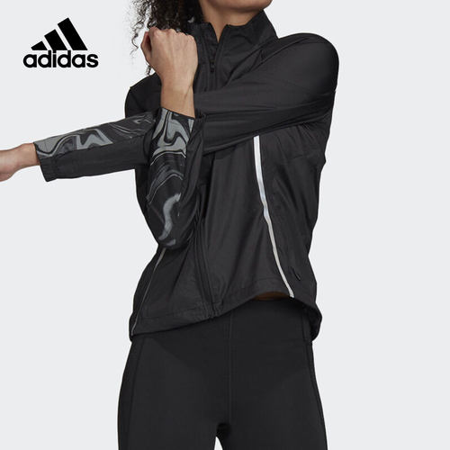 Adidas/阿迪达斯正品2020秋新款女子舒适运动训练夹克外套FP8125 - 图2