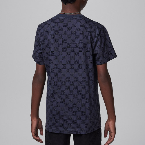 Nike/耐克正品JORDAN大童透气时尚休闲运动短袖HQ7232-010 - 图0