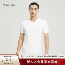 CK Underwear Men Brief Casual Two Pieces CK One Round Collar Printed Breathable Home Short Sleeve T-shirt NB2221