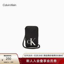 CK Jeans mens fashion eye-catching striking color large printed fine shoulder strap mini mobile phone satchel gift HP2000