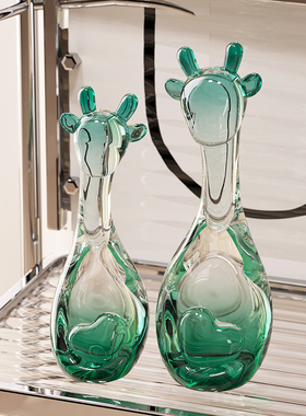 小鹿摆件家居饰品轻奢高档v客厅玄关高级感电视柜酒柜软装饰奶油