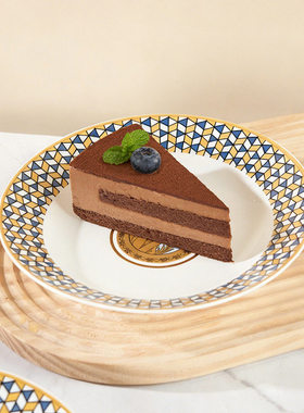 大英博物馆马约里卡菱格陶瓷盘餐盘高级感装饰盘子生日礼物女生