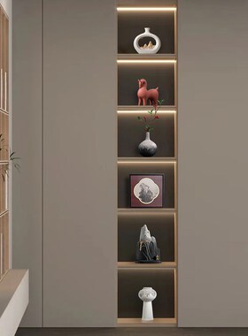 速发新面式茶室摆件禅意家居装饰品高档厅意客创玄关酒柜桌中摆放