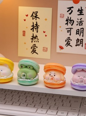 速发吹泡泡办公室桌稳装饰品面位解压情绪工定神器小摆件生日礼物