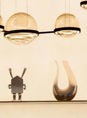 高级感样板间装饰品客厅酒柜餐边柜酒具组合套装现代轻奢艺术摆件