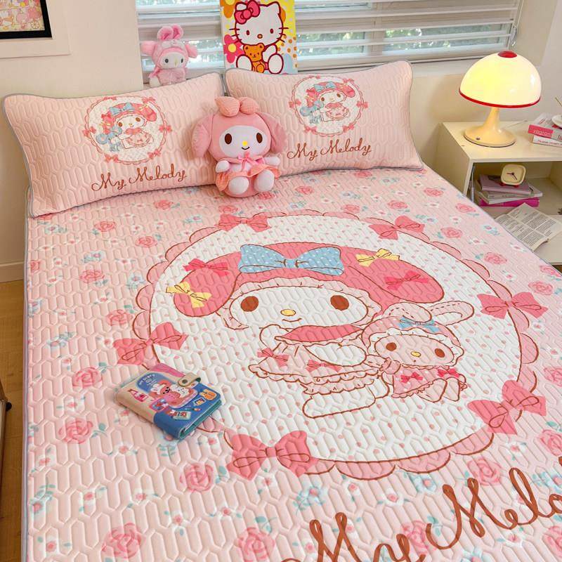 美乐蒂乳胶冰丝凉席三件套床单垫空调软席子可机水洗夏季冰凉床垫,淘宝优惠券,粉丝福利购,淘宝优惠卷