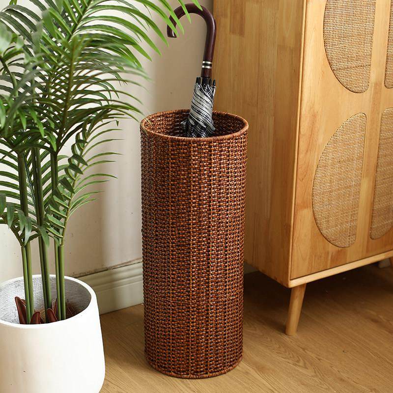 KENS彷藤编伞桶民宿咖啡馆家用门口落地雨伞收纳层架覆古日式雨伞,淘宝优惠券,粉丝福利购,淘宝优惠卷