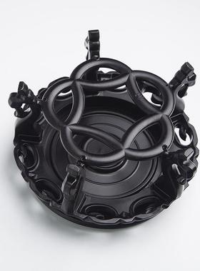 防水花盆鱼缸底座圆形塑料底托 托花瓶奇石工艺品摆饰古典花架托